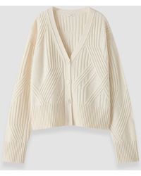 JOSEPH - Aristea Soft Wool Rib Cardigan - Lyst