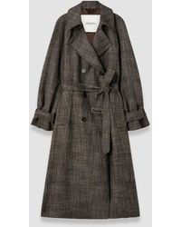 JOSEPH - Laurin Textured Tailoring Wool Coat - Lyst