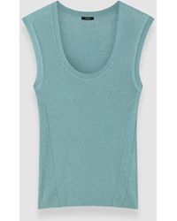 JOSEPH - Gilet Alaou En Maille De Lin Mélangé - Lyst