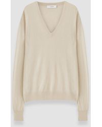 JOSEPH - Cashair V Neck Jumper - Lyst