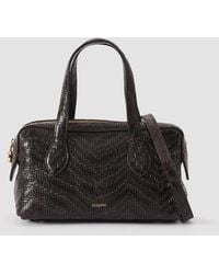 JOSEPH - Mini Loaf Woven Leather Bag - Lyst