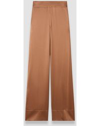 JOSEPH - Pantalon Dijon En Satin De Soie - Lyst