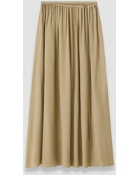 JOSEPH - Elba Silk Blend Crepe Skirt - Lyst
