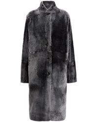 JOSEPH Brittanny Polar Skin Sheepskin - Black