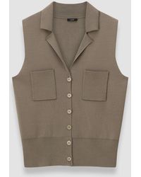 JOSEPH - Milano Knit Stretch Vest - Lyst