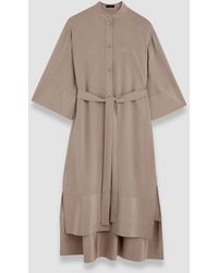 JOSEPH - Darius Crepe De Soie Silk Dress - Lyst