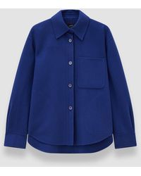 JOSEPH - Jelia Light Double Face Wool Overshirt - Lyst