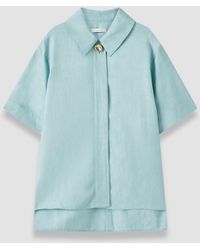 JOSEPH - Volu Light Linen Blend Shirt - Lyst