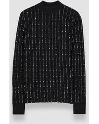 JOSEPH - Fragmented Stripes Mock Neck Top - Lyst