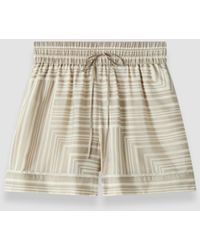 JOSEPH - Laven Printed Silk Shorts - Lyst