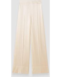 JOSEPH - Dijon Silk Satin Trousers - Lyst