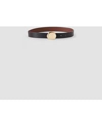 JOSEPH - Maeva Reversible Leather Belt - Lyst