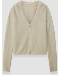 JOSEPH - Doris Lurex Snake Knit Cardigan - Lyst