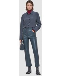 JOSEPH - Duke Leather Stretch Trousers - Lyst