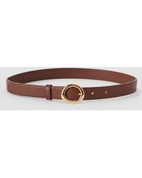 JOSEPH - Ceinture Rene En Cuir Texturé - Lyst