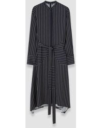 JOSEPH - Orlana Geometric Print Silk Dress - Lyst