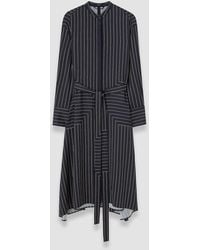 JOSEPH - Robe Orlana En Soie À Imprimé Géométrique - Lyst