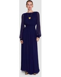 JOSEPH - Olivia Silk Blend Crinkle Dress - Lyst