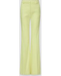 Slacks and Chinos Wide-leg and palazzo trousers JOSEPH Synthetic Spring Shantung Tafira Trousers in Yellow Womens Clothing Trousers 