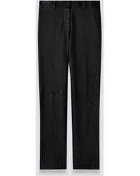 JOSEPH - Coleman Long Leather Stretch Trousers - Lyst