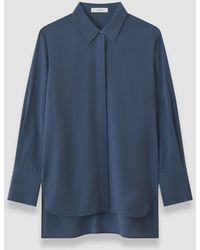 JOSEPH - Bold Crepe De Soie Silk Blouse - Lyst
