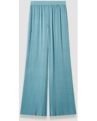 JOSEPH - Amber Pleated Satin Trousers - Lyst