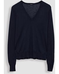 JOSEPH - Cashair V Neck Jumper - Lyst
