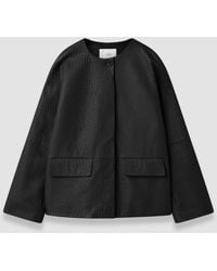 JOSEPH - Barbs Pebble Leather Jacket - Lyst