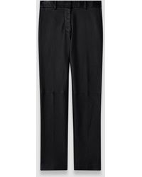 JOSEPH - Coleman Long Leather Stretch Trousers - Lyst