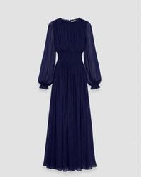 JOSEPH - Olivia Silk Blend Crinkle Dress - Lyst