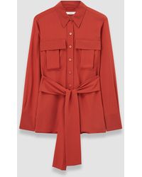 JOSEPH - Yas Crepe De Soie Silk Shirt - Lyst