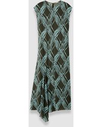 JOSEPH - Lauri Open Weave Silk Dress - Lyst