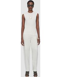 JOSEPH - Calife Silk Cotton Rib Vest - Lyst