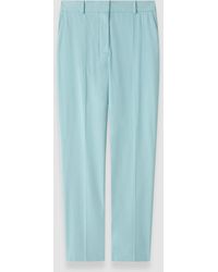 JOSEPH - Coleman Long Light Cotton Trousers - Lyst