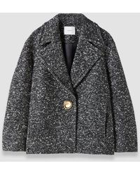 JOSEPH - Agar Donegal Tweed Wool Coat - Lyst