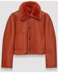 JOSEPH - Reversible Shearling Alloway Coat - Lyst