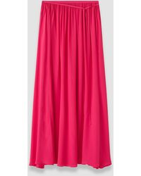 JOSEPH - Elba Silk Blend Crepe Skirt - Lyst