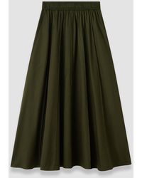 JOSEPH - Manar Cotton Sateen Skirt - Lyst
