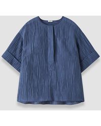 JOSEPH - Yani Fluid Crinkle Blouse - Lyst