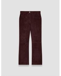 JOSEPH - Duke Suede Stretch Trousers - Lyst