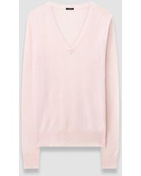 JOSEPH - Cashair V Neck Jumper - Lyst