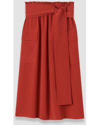 JOSEPH - Charai Crepe De Soie Silk Skirt - Lyst