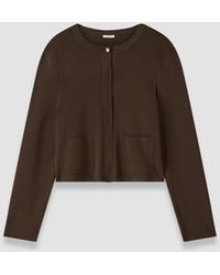 JOSEPH - Artemis Light Viscose Knit Cardigan - Lyst