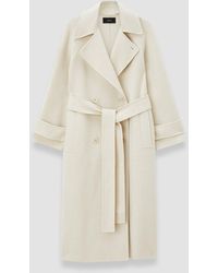 JOSEPH - Navarre Linear Double Face Wool Coat - Lyst