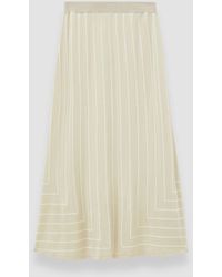 JOSEPH - Geometric Jacquard Silk Blend Skirt - Lyst