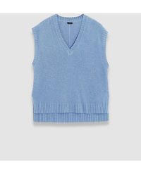 JOSEPH - Open Cashmere Vest - Lyst