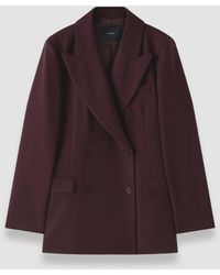 JOSEPH - Valery Flannel Wool Jacket - Lyst