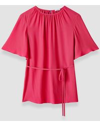JOSEPH - Libby Silk Blend Crepe Top - Lyst