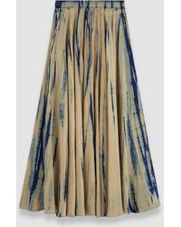 JOSEPH - Jupe longue Sully en soie effet tie-dye - Lyst