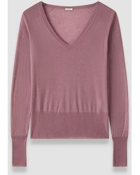 JOSEPH - Cetus Cashair V Neck Jumper - Lyst